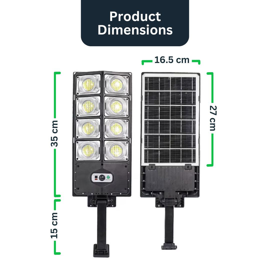 1000W 240LED solcelledrevet LED-gadelys