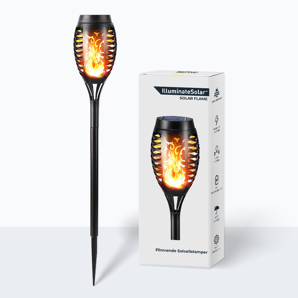 Solar Flame - lampe med blinkende flamme