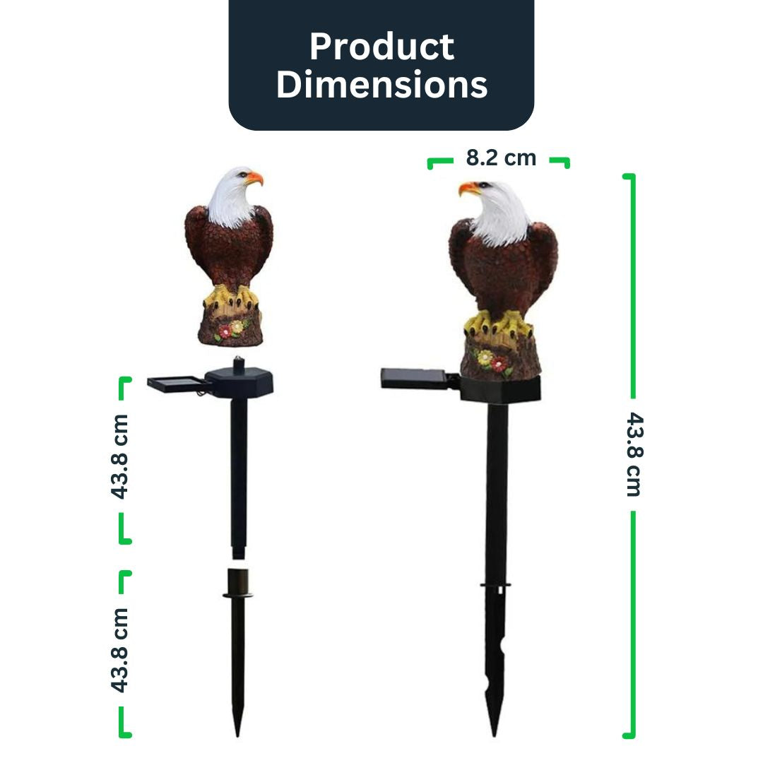 EagleGlow - solcelledrevet LED-havelampe