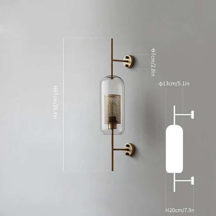 Aether™ - Moderne væglampe af glas