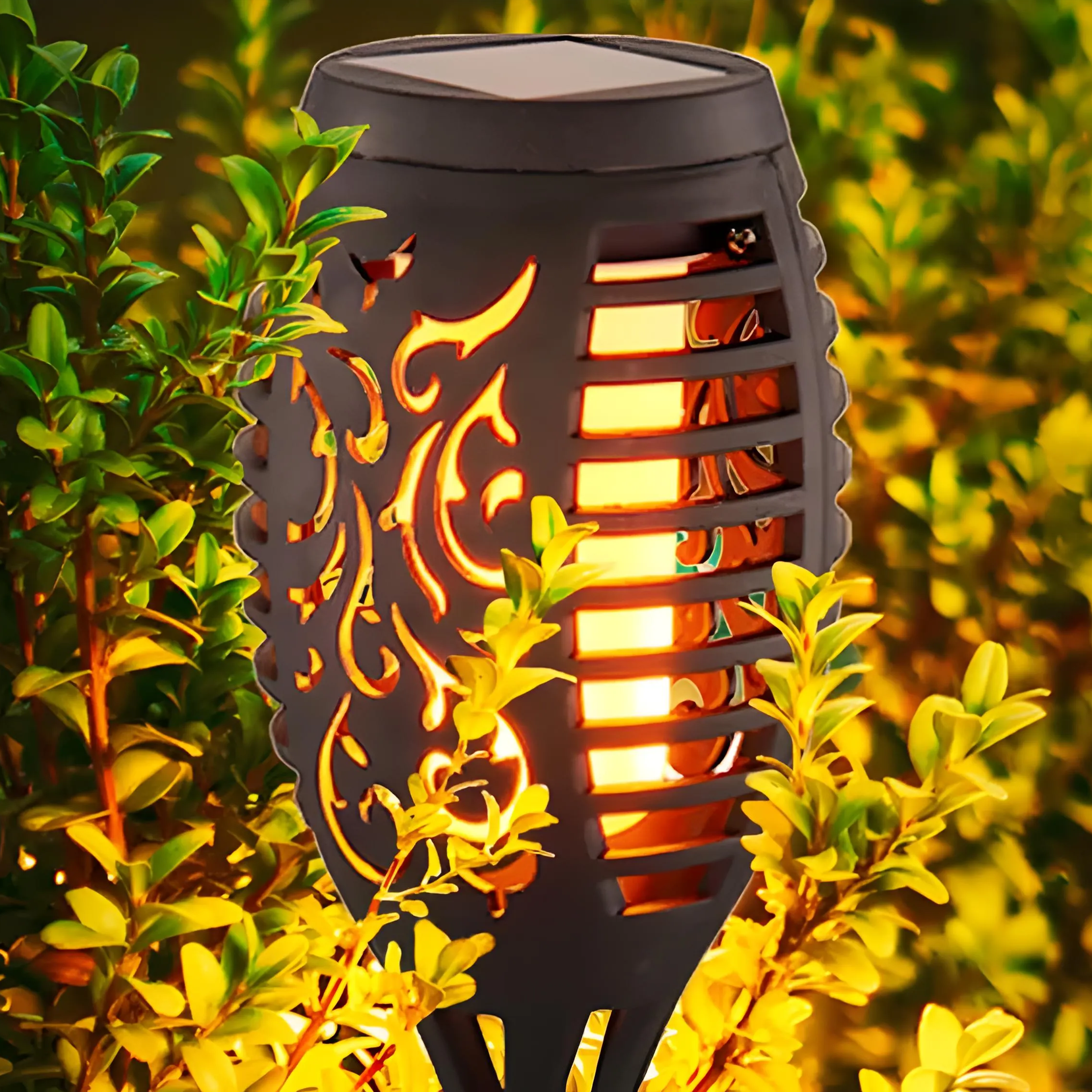 Solar Flame - lampe med blinkende flamme