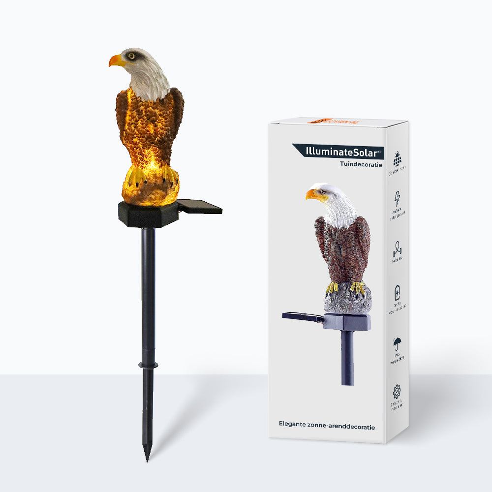 EagleGlow - solcelledrevet LED-havelampe