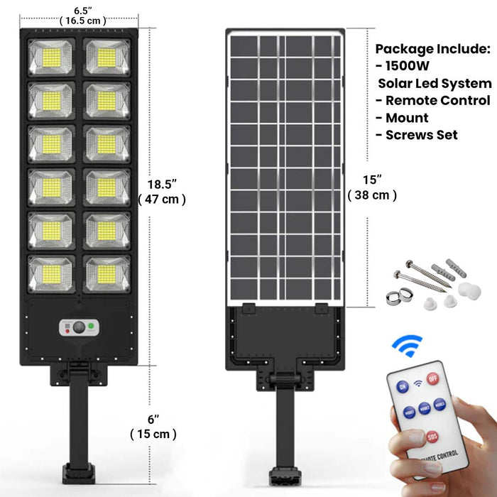 1500W solcelle-led-lyssystem