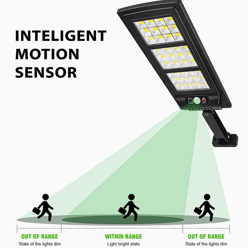 Solcelle-LED-lampe 800W